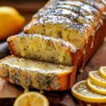 Sunshine Glazed Lemon Poppy Seed Loaf