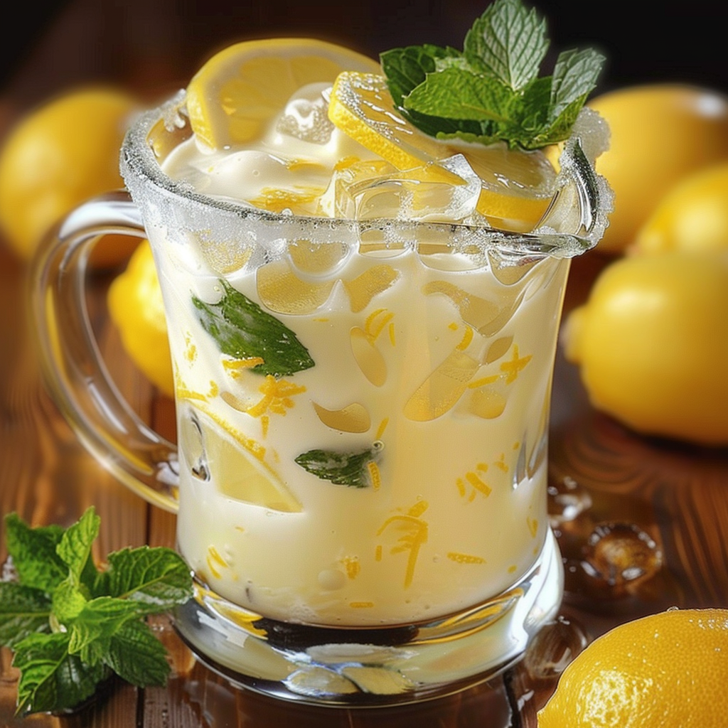 Velvet Mint Cream Lemonade